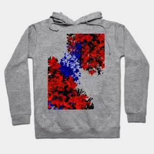 Gorgeous Blood Flower Splatter Art Design Hoodie